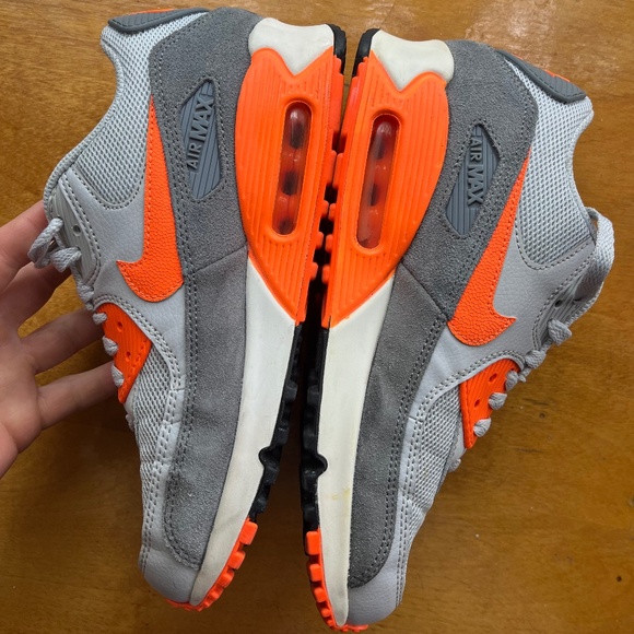Nike Shoes - Women’s Nike Airmax 90s Essential (orange and gray)